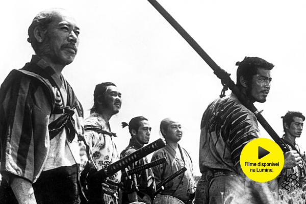 Cena do filme "Os sete samurais", de Akira Kurosawa