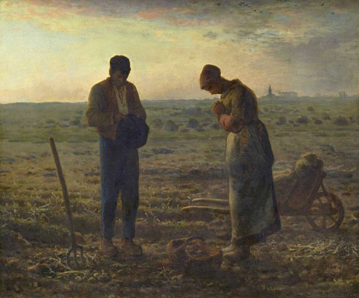 The Evening Prayer, Jean-François Millet, 1859.