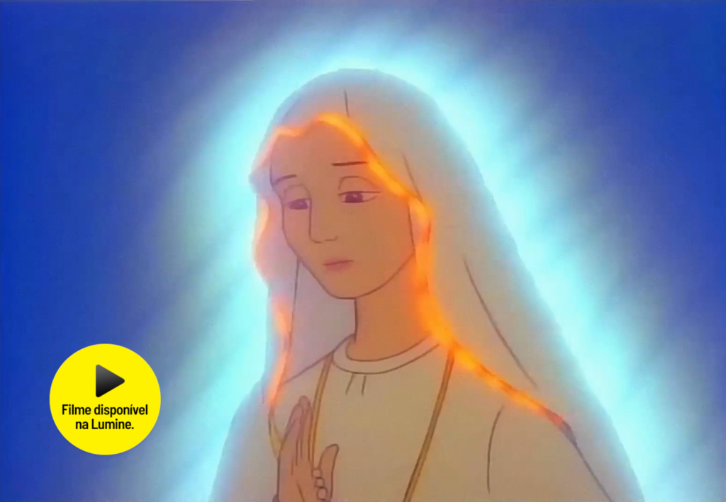 Aparição de Nossa Senhora na animação Fátima: o dia em que o sol dançou
